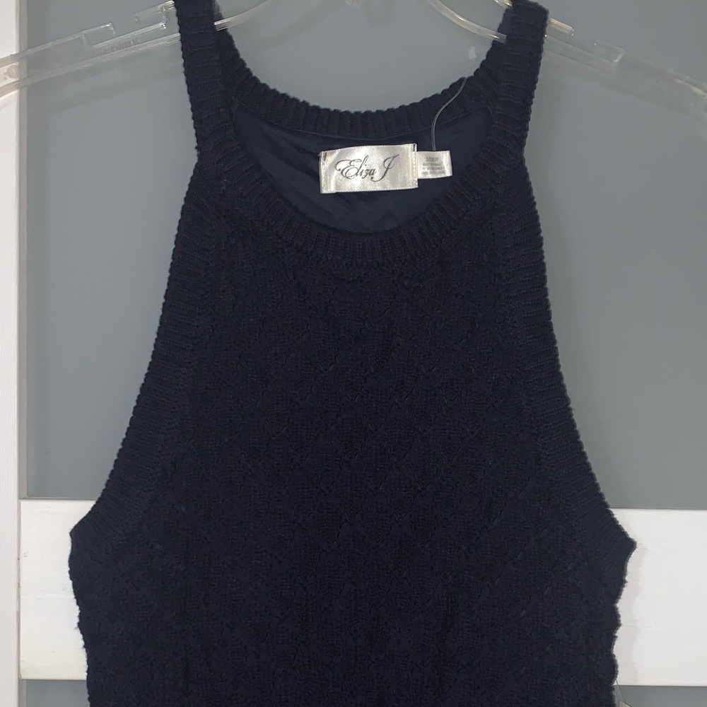 Eliza J Navy blue Midi Dress - Picture 5 of 7